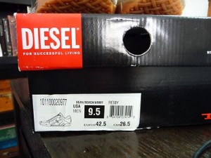 Diesel Remy New Men’s Sneakers Bean/Beach/Army Size 9.5 NIB Discontinued HTF!
