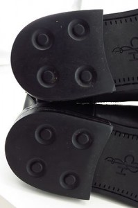 Cole Haan Nike Air Black Leather Slip On Ankle Boots Men Size 10 M