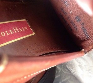 COLE HAAN Mens Shoes Sz. 9 Brown Leather Loafers NIKE AIR