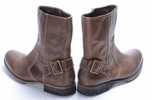 Cole Haan Air Reno Boot L9 R9.5 dark brown leather ankle shoe $248 New MISMATE