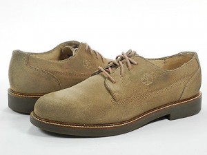 Timberland 10 M Mens shoes beige suede leather nubuck lace up oxfords