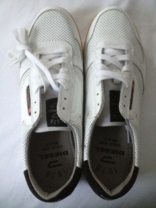 Mens Diesel Sneakers White US Size 10 Brand New “Only The Brave”