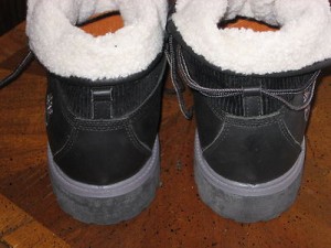 Mens TIMBERLAND black roll down boots sz 10 Exc cond