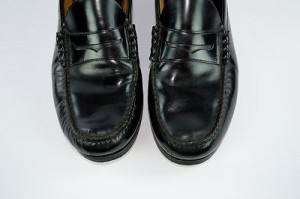 NEW! Hugo Boss Mens Black Leather Penny Loafers ~ Sz 10.5 D