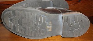 Mens Preowned Sz 9.5 M Leather Brown Ankle Clarks Boot