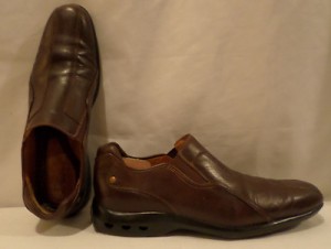 Mens Cole Haan Nike Air Brown Leather Classic Loafers Size 12M