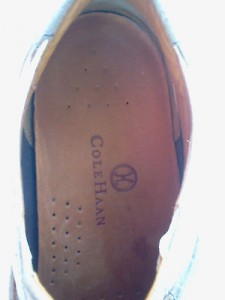 Cole Haan Nike Air Mens Tan Suede Leather Atheletic Shoes Velcro 9.5 M