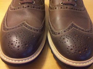 Cole Haan Morris Wingtip Oxford Brown Leather Shoes 11