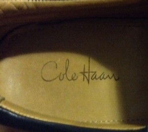 Cole Haan Black Leather Loafer Slip On Mens Shoes US 10 M
