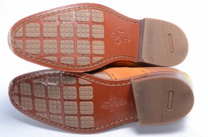Cole Haan Colton Saddle C09918 8 brown leather Oxford Orange Yellow Suede shoe