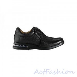 New – C07035 Cole Haan Air Conner Leather BLACK on BLACK – 100% Italian Leather
