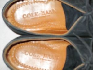 MENS Black Suede Leather COLE HAAN USA Gumlite Sole Oxfords 11.5 D