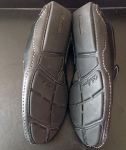 COLE HAAN NIKE AIR MEN’S SZ 12 LOAFERS SLIP ON BLACK LEATHER CASUAL DRESS SHOES