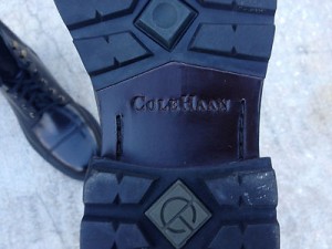 Cole Haan Black Leather Cap Toe Jump Boots, SZ 8.5 M Green Label