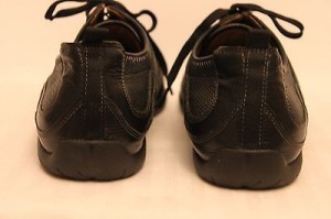 COLE HAAN Air Nike Black Lace-up Leather Fashion Sneakers 13 M