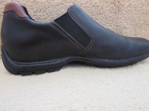 COLE HAAN BLACK Leather SLIP ON LOAFERS Mens SIZE 12 M PRISTINE NEW!