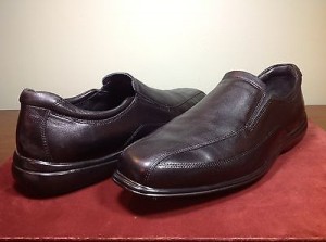COLE HAAN Nike Air Black Leather Loafers Shoes Like Nw 11.5 M Great Condition!