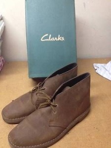 Pre Owned Clarks Beeswax bushacre 2 Boots Size 11.5 With Box Great Condition