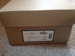 Cole Haan ‘Lunargrand Long Wingtip’ Oxford Sz 9 M in Black/White $228