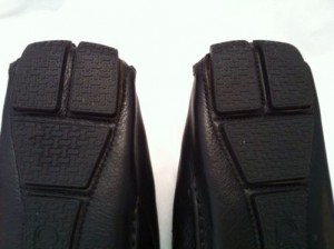 COLE HAAN Howland Black Driving Penny Loafers Moccasins Shoes 14 M