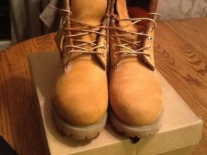 Timberland boots mens size 8 in box NICE!
