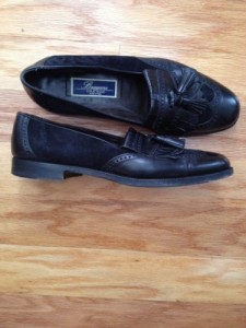 Mens Pre-Owned Bragano by Cole Haan Size 10 D Leather Loafers Suede and Leather