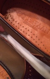 Men’s Cole Haan Derby Saddle Oxford Tan Brown Leather Sz 13 Made In Usa Red Sole