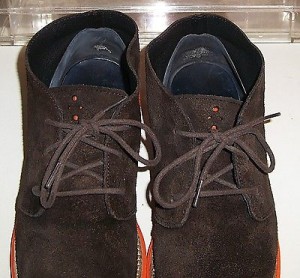 COLE HAAN LUNARGRAND LUNARLON BROWN SUEDE DESERT CHUKKA BOOTS SIZE 9.5