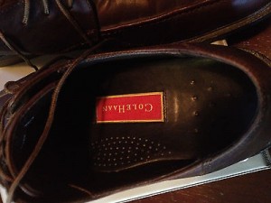 COLE HAAN WATERPROOF BROWN LEATHER SHOES MENS SZ 9.5
