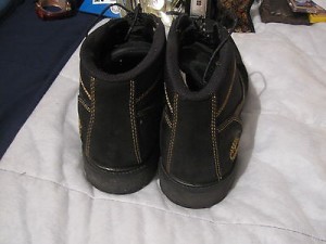 TIMBERLAND BLACK WATERPROOF NUBUCK CASUAL BOOTS SHOE CAMP HIKE WINTER SZ 10.5