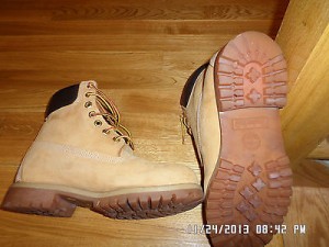 timberland boots 8M mens wheat 6″ no reserve