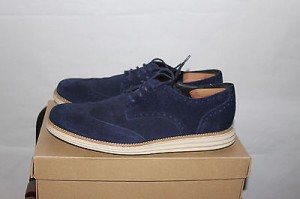 Cole Haan Lunargrand sz 10 Navy Suede-RARE sold out