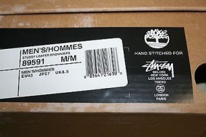 DS BRAND NEW TIMBERLAND X STUSSY MENS LOAFER BROWN SZ 8.5 VISVIM