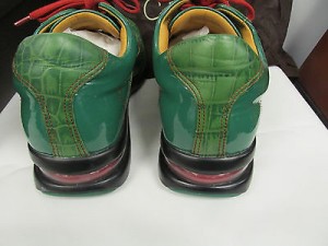 Cole Haan Mens Shoes Air Conner Green Croc Print 7.5 M