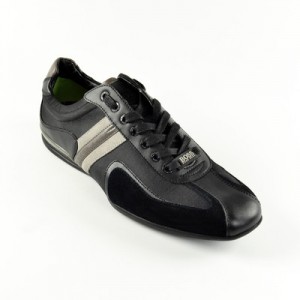 Hugo Boss Green Label Mens Sneakers In Black – SPACE UP # 50256524 – Size 10
