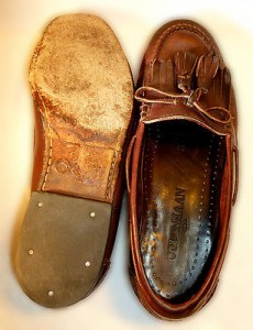 Cole Haan Moccasin Style Tasseled Brown Leather Men’s Shoes Sz 8 D