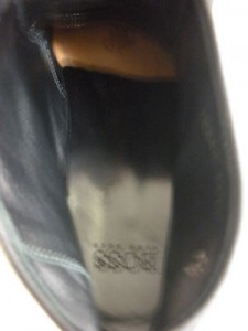 BOSS HUGO BOSS BOOTS MEN’S SHOES SIZE : 9.5M BLACK SUEDE ( MADE IN ITALY )