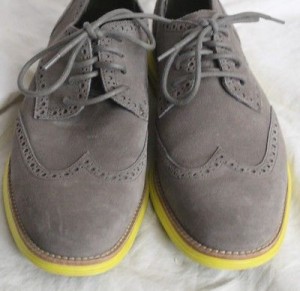 COLE HAAN LUNARGRAND WINGTIP GRAY VOLT LUNAR GRAND WING TIP SIZE 9 M
