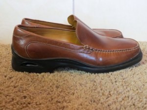 MENS COLE HAAN LOAFERS BROWN WITH NIKE AIR TECHNOLOGY SIze 13
