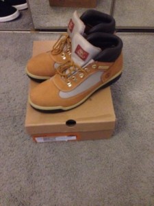 Mens Tan Timberland Feild Boots