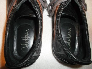 Cole Haan Nike Air Black w/Brown Trim Lace-up Driving Sneakers Shoes 11