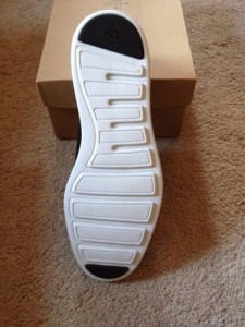 Cole Haan ‘Lunargrand Long Wingtip’ Oxford Sz 9 M in Black/White $228