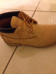 MENS WHEAT CONSTRUCTION TIMBERLAND Size 9M Low Cut