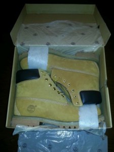 Mens Timberland Premium 6 Inch Wheat Boot Size 10.5