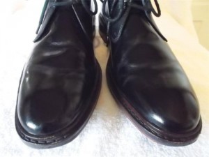 Cole Haan Men’s Black Leather/Suede Trim Lace-Up Desert~Dress Ankle Boots 10M