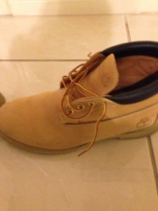 MENS WHEAT CONSTRUCTION TIMBERLAND Size 9M Low Cut