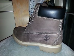 Timberland 6 Inch Premium Waterproof Dark Chocolate Nubuck Mens Boots