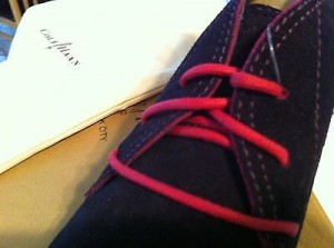 COLE HAAN AIR CHARLES BUSINESS TWILIGHT SUEDE BOOTS CHUKKA SHOES SIZE 13 M NIB