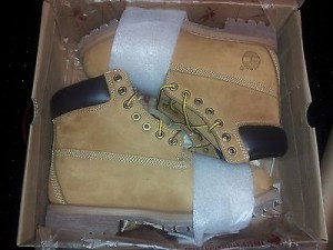 Timberland Premium Waterproof 6-inch Mens Boot 10061 Wheat NIB SIZE 8.5