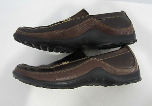 COLE HAAN Leather Driving Mocs Slip On Loafers Brown Comfort Men’s Sz 10 M